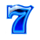 thunderspin jackpots 7 blue symbol icon