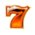 thunderspin jackpots 7 orange symbol icon