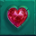 tidal gold heart symbol icon