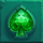 tidal gold spade symbol icon