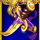 tiger heart dagger symbol icon