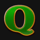 tiger jungle q letter symbol icon