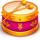 tiger of fortune drum symbol icon