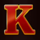 tiger stone k letter symbol icon