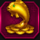 tigers gold fish symbol icon