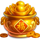 tiggy luck gold symbol icon
