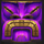 tiki beats purple totem symbol icon