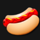 tin can cash hotdog symbol icon