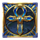 tomb of gold blue symbol icon
