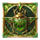 tomb of gold green symbol icon