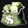 tombstone cash symbol icon