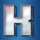 top gun k letter symbol icon