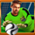 top strike championship white man goalkeeper symbol icon