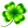total eclipse supreme green clover symbol icon