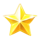 totally hot gold star symbol icon