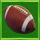 touchdown gold ball symbol icon