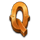 track n gold q symbol icon