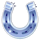 train of gold xmas horseshoe symbol icon