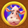 train of india cow symbol icon