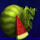 treasure box melon symbol icon