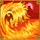 treasure koi fire symbol icon