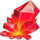 treasure mania red gem symbol icon