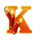 tree of fortune k symbol icon