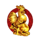 tree of fortune rooster symbol icon