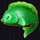 tree of gold fish symbol icon