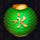 tree of gold green lamp symbol icon