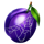 trick or treat joker plum symbol icon