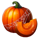 trick or treat joker pumpkin symbol icon