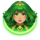 trinity starlight greenhair symbol icon