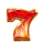 triple action cash strike 7 symbol icon