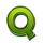 triple action cash strike q symbol icon