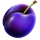 triple action joker plum symbol icon