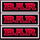 triple american blitz bars 3 symbol icon