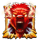 triple beasts of fortune angry bison symbol icon