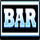 triple blitz 7s bar symbol icon