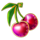 triple cash eruption cherries symbol icon