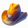 triple cash eruption the western hat symbol icon