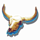 triple cash eruption the western skull symbol icon