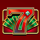 triple christmas gold 7 symbol icon