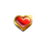 triple dragons heart symbol icon