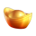 triple fortune gold symbol icon