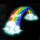 triple irish rainbow symbol icon