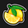 triple lucky 8s lemon symbol icon
