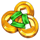 triple money jackpot gold gold coins symbol icon