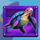 triple paradise riches turtle symbol icon
