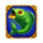triple pot diamond fish symbol icon